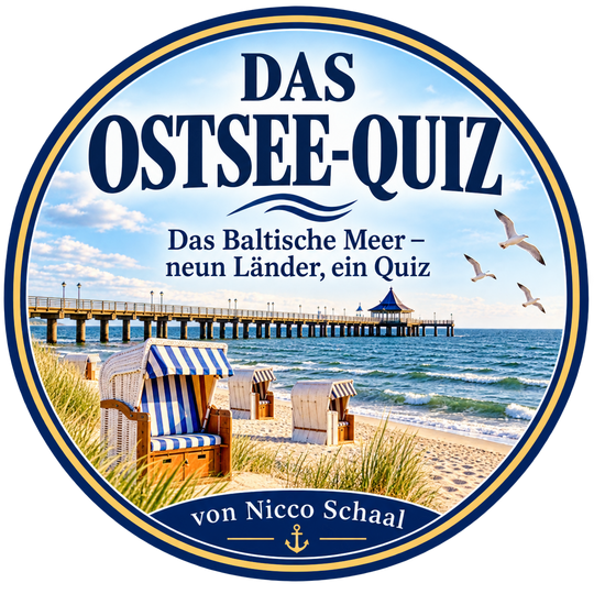 DAS OSTSEE-QUIZ **192 Fragen · 16 Kapitel · 9 Länder** Die Ostsee – neun Länder, ein Quiz Entdecke die Ostsee von Deutschland bis Finnland.